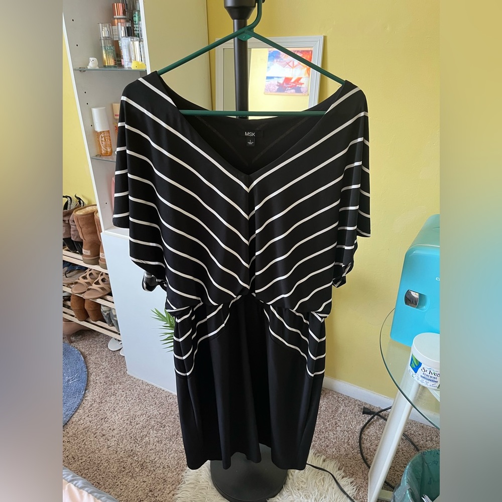Black and White Stripe Dress